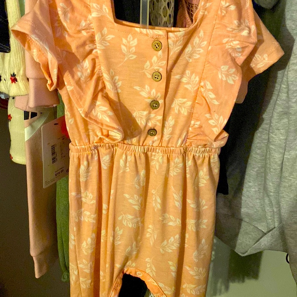 Jessica Simpson girls romper 6/9 months
